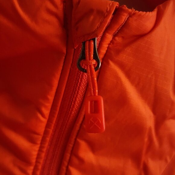 REI Co-op Jacket Womens XLarge Orange Hooded PrimaLoft Insulated Full Zip Warm - Picture 3 of 12